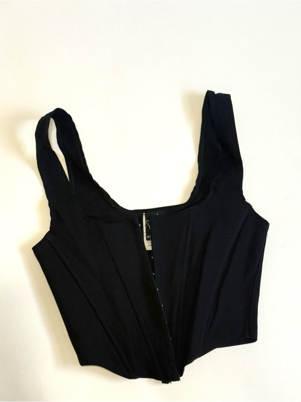 Windsor Black Sleeveless Tank with Crew Neck